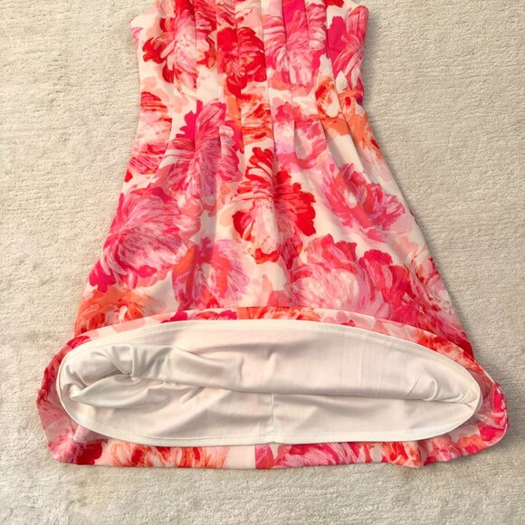 Jessica Howard Floral Print Dress Size 6 Sleeveless Fit Flare Coquette Feminine - Picture 6 of 11